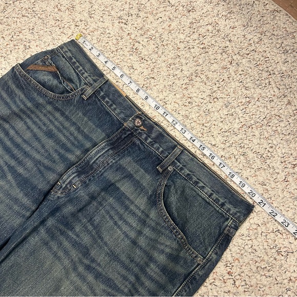 Ariat Legacy M2 Jeans 40x34 Blue Traditional Relaxed Boot Cut Workwear Western - Picture 6 of 8